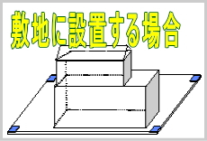 敷地に設置する場合